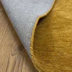 Wollteppich rund - Leone Gold
