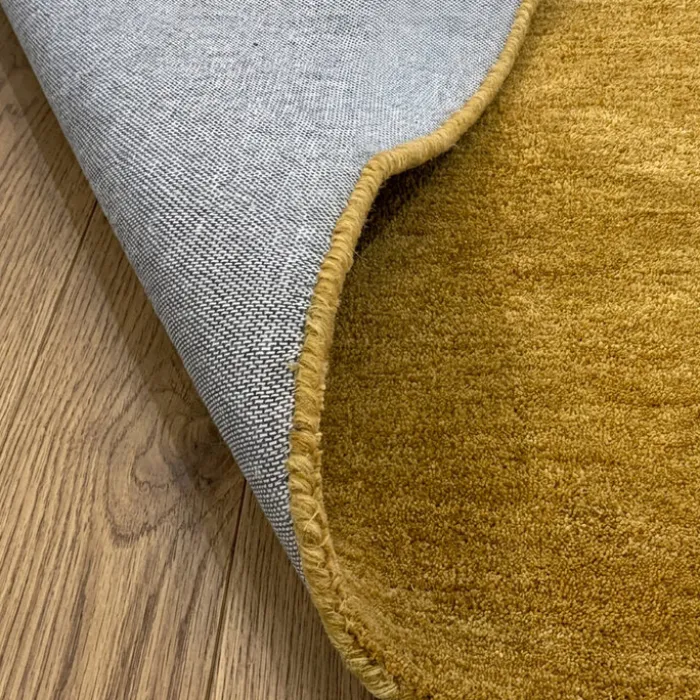Wollteppich rund - Leone Gold