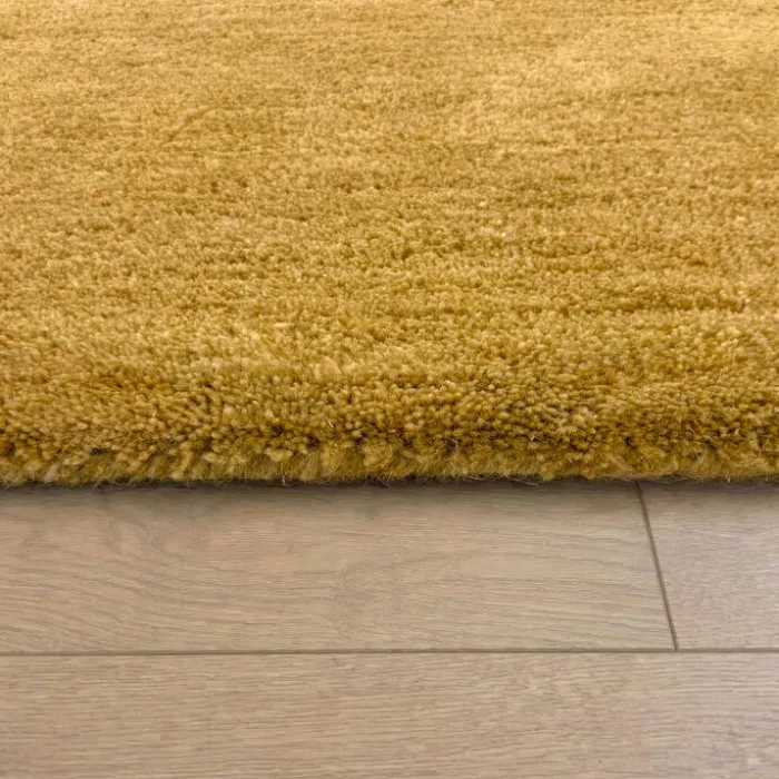 Wollteppich rund - Leone Gold