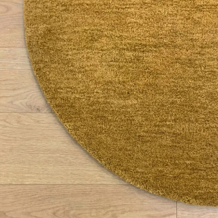 Wollteppich rund - Leone Gold