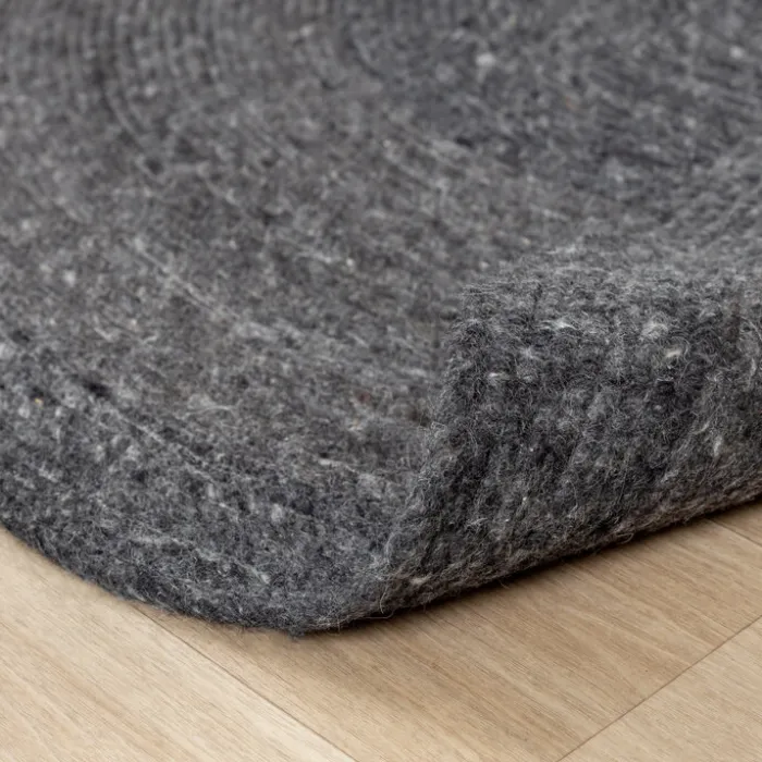 Wollteppich Rund - Wise Anthrazit 614
