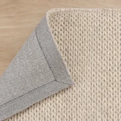 Wollteppich - Twist Beige